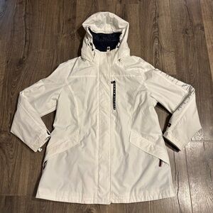 Tommy Hilfiger 3 in 1 All Weather System Jacket White Women’s Size Large